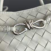 Bottega Veneta Mini Andiamo in Silica Gray - 20x15x9cm - 2