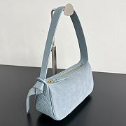 Bottega Veneta Nodo Shoulder Bag Suede Mineral - 23x10x10cm - 6