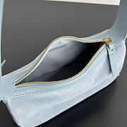 Bottega Veneta Nodo Shoulder Bag Suede Mineral - 23x10x10cm - 2