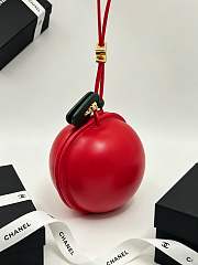 Chanel Mini Bag Charm Lambskin Red & Green AP5287 - 25x8x5cm - 3