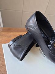 YSL Alain Smooth Calfskin Loafers In Black - 5