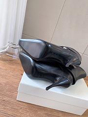 YSL Niki Booties Smooth Leather In Black 9cm - 2