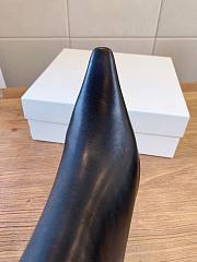 YSL Victoire Booties Smooth Leather In Black 5.5cm - 6
