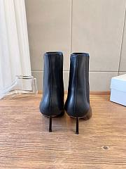 YSL Victoire Booties Smooth Leather In Black 5.5cm - 2