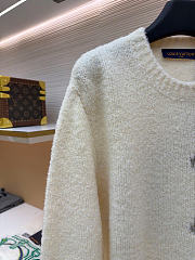 LV Intarsia Crewneck Off-White 1AIWEH  - 6