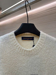LV Intarsia Crewneck Off-White 1AIWEH  - 5