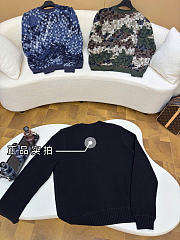 Prada Intarsia-Logo Wool-Cashmere Crew-Neck Sweater Black - 6