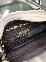 Prada Bonnie Crocodile Mini Handbag 1BA486 - 23.5x12x9cm - 2