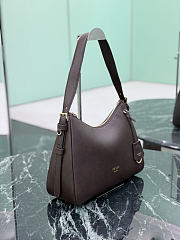 Prada Aimée Medium Leather Shoulder Bag Cocoa Brown 1BC301 - 31x23.5x11cm - 4