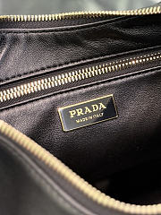 Prada Aimée Medium Leather Shoulder Bag Cocoa Brown 1BC301 - 31x23.5x11cm - 2