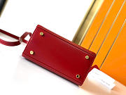 Ferragamo Iconic Top Handle (S) Winter Red - 20.5x18x10cm - 6