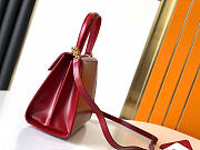 Ferragamo Iconic Top Handle (S) Winter Red - 20.5x18x10cm - 4
