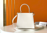Ferragamo Iconic Top Handle (S) White - 20.5x18x10cm - 5