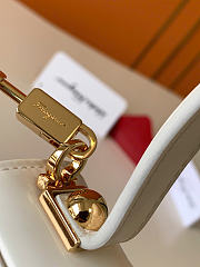 Ferragamo Iconic Top Handle (S) White - 20.5x18x10cm - 6