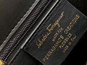 Ferragamo Iconic Top Handle (S) Black - 20.5x18x10cm - 3