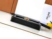 Celine Le 17 In Calfskin Black - 27.5x15x14cm - 2