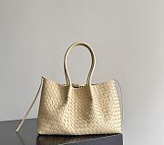 Bottega Veneta Medium Pinacoteca Tufo/Pickle - 43x23x17.5cm - 4