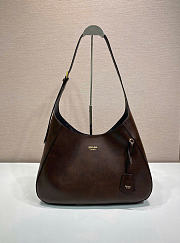 Prada Boogie Large Leather Bag Cocoa Brown 1BC299 - 40x24.5x9cm - 1