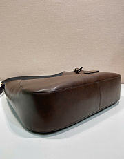 Prada Boogie Large Leather Bag Cocoa Brown 1BC299 - 40x24.5x9cm - 2