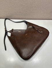 Prada Boogie Large Leather Bag Cocoa Brown 1BC299 - 40x24.5x9cm - 3