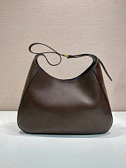 Prada Boogie Large Leather Bag Cocoa Brown 1BC299 - 40x24.5x9cm - 4