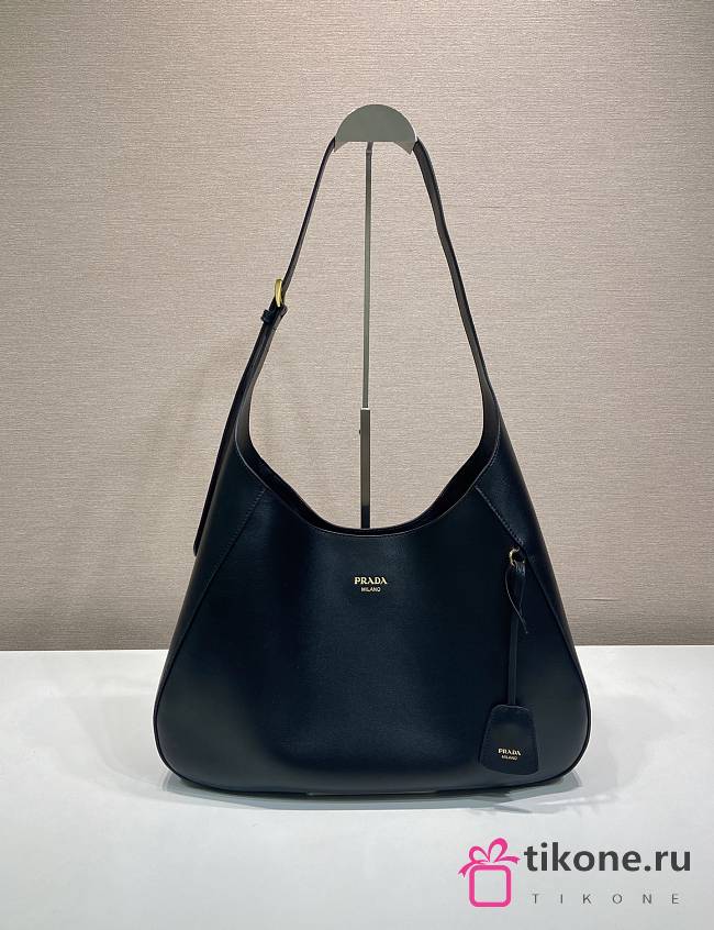 Prada Boogie Large Leather Bag Black 1BC299 - 40x24.5x9cm - 1