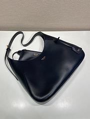 Prada Boogie Large Leather Bag Black 1BC299 - 40x24.5x9cm - 2