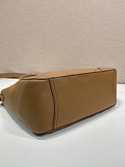 Prada Large Leather Tote Bag Brown 1BG602 - 38x32x14cm - 3