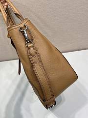 Prada Large Leather Tote Bag Brown 1BG602 - 38x32x14cm - 4