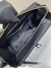 Prada Explore Large Nappa Leather Shoulder Bag With Flap Black 1BD391 - 37.5x19x12cm - 6