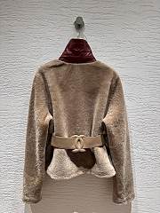 Chanel Jacket Shearling Lambskin Beige - 6