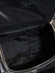  Chanel Quilted Nylon & Silver-Tone Metal Black  - 3