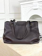 Chanel Large Tote Grained Calfskin & Gold-Tone Metal Dark Brown AS6245 - 46x36x20cm - 5