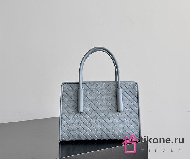  Bottega Veneta Baby Barbara Tote Glacial - 21.5x15x12cm - 1