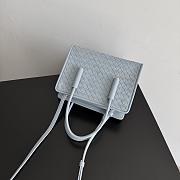  Bottega Veneta Baby Barbara Tote Glacial - 21.5x15x12cm - 5