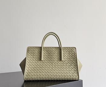 Bottega Veneta Small Barbara Tote Travertine - 30x20.5x18cm