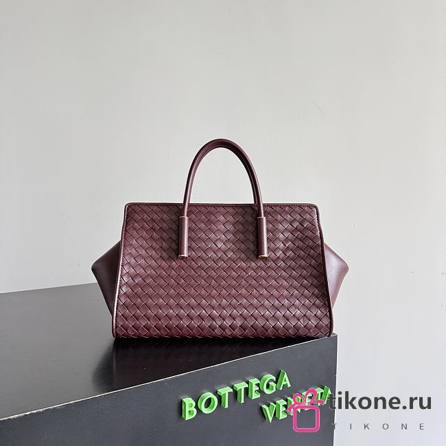 Bottega Veneta Small Barbara Tote Deep Mahogany - 30x20.5x18cm - 1