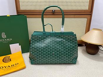 Goyard Bellechasse Biaude PM Bag Green - 36x15x27cm