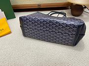 Goyard Bellechasse Biaude PM Bag Stripes and Initials Navy - 36x15x27cm - 2