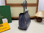 Goyard Bellechasse Biaude PM Bag Stripes and Initials Navy - 36x15x27cm - 4