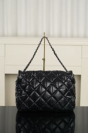Chanel Maxi Flap Bag Nylon & Silver-Tone Metal Black AS6324 - 38x28x11cm - 5
