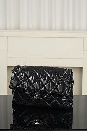 Chanel Maxi Flap Bag Nylon & Silver-Tone Metal Black AS6324 - 38x28x11cm - 3