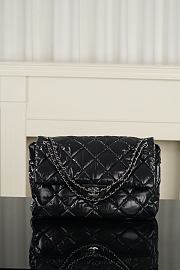 Chanel Maxi Flap Bag Nylon & Silver-Tone Metal Black AS6324 - 38x28x11cm - 2
