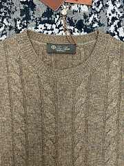 Loro Piana Cedar Crewneck Cashmere Biscuit Light (H1GO) - 4