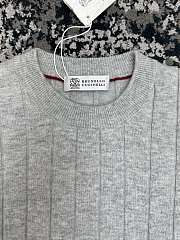 Brunello Cucinelli Cable-knit Cashmere Sweater in Gray - 6