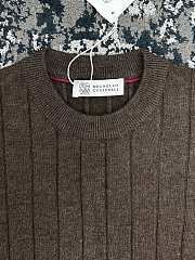 Brunello Cucinelli Cable-knit Cashmere Sweater in Brown - 5