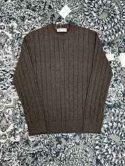Brunello Cucinelli Cable-knit Cashmere Sweater in Brown - 3