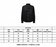 LV Long-Sleeved Denim Shirt Black 1AKM2A  - 6
