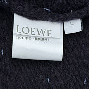Loewe Anagram Striped Wool Sweater in Blue - 5