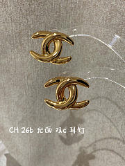 Chanel Stud Earrings Metal Golden/Silver - 2